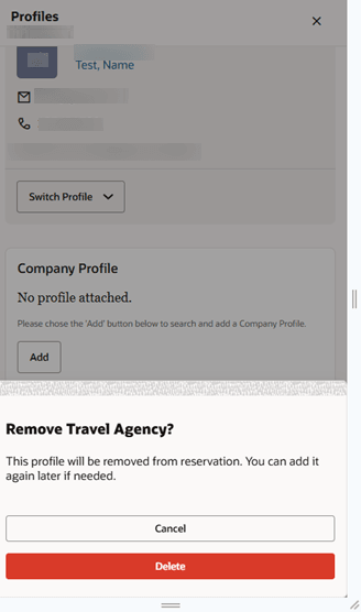 Linked Travel Agent Profile removed. Linked Travel Agent Profile removed.