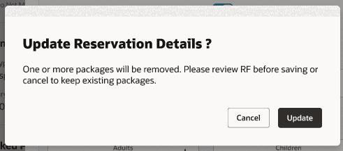 Notification of one or more packages being removed. Notification of one or more packages being removed.