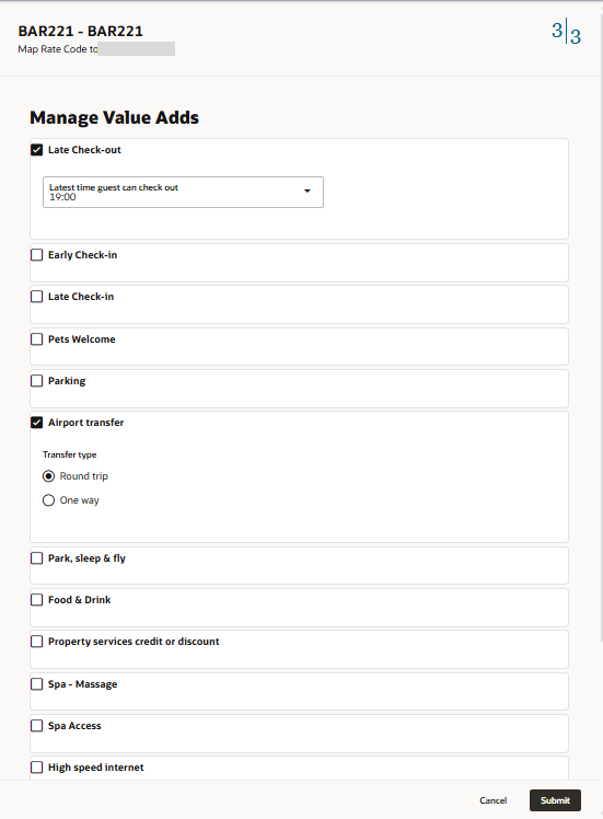 Manage Rate Codes and Room-to-Rate Assignment in Booking.com screen.