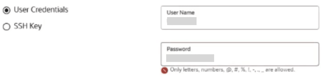 This image shows Validate SFTP Password on Entry