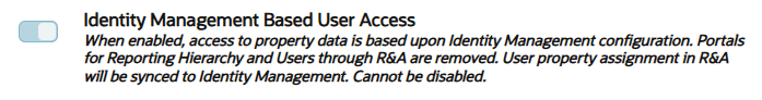 Identity Management Based User Access