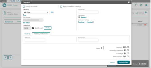 This image shows transaction is in progress