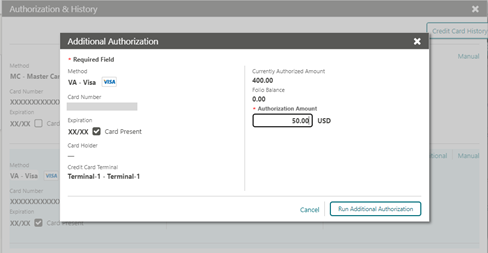 This images shows the run additional authorization button