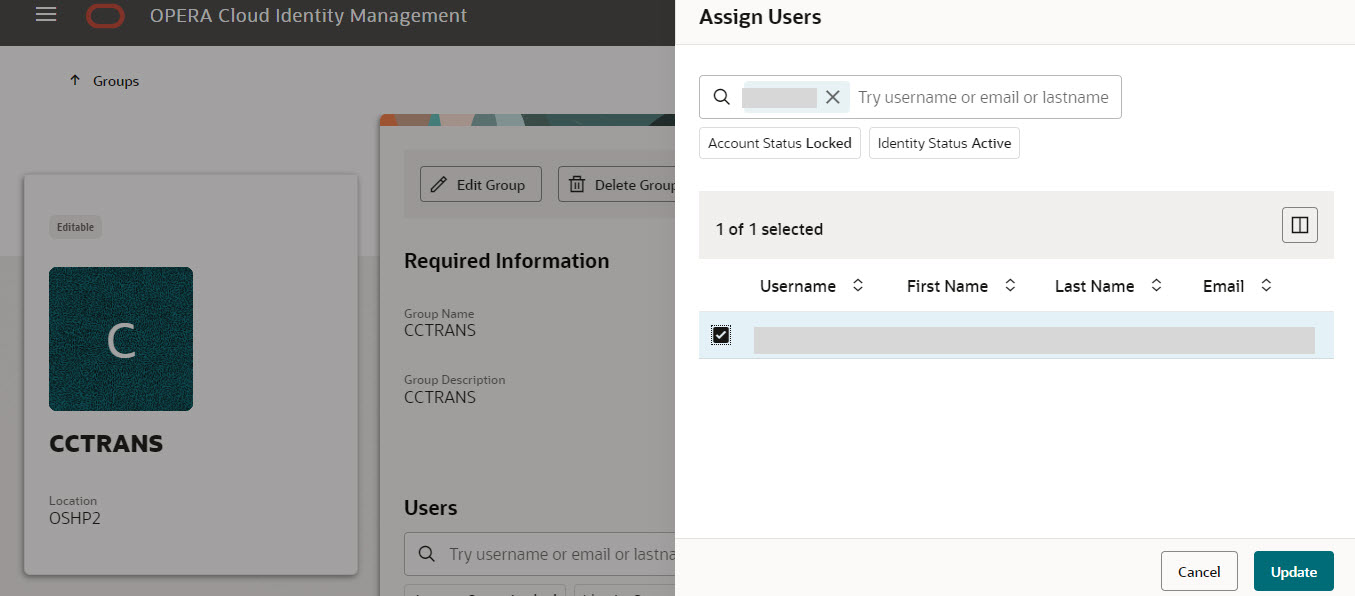This image shows Assign User screen This image shows Assign User screen