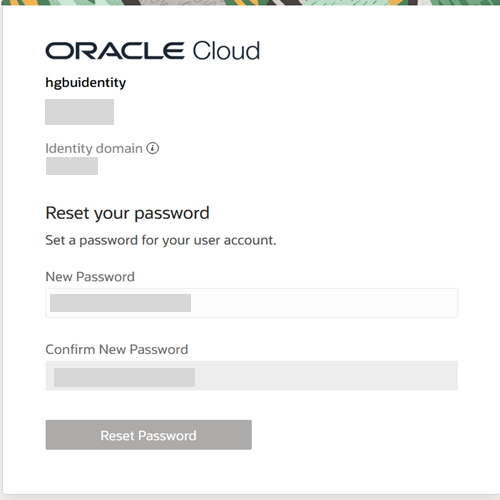 This image shows reset password screen This image shows reset password screen