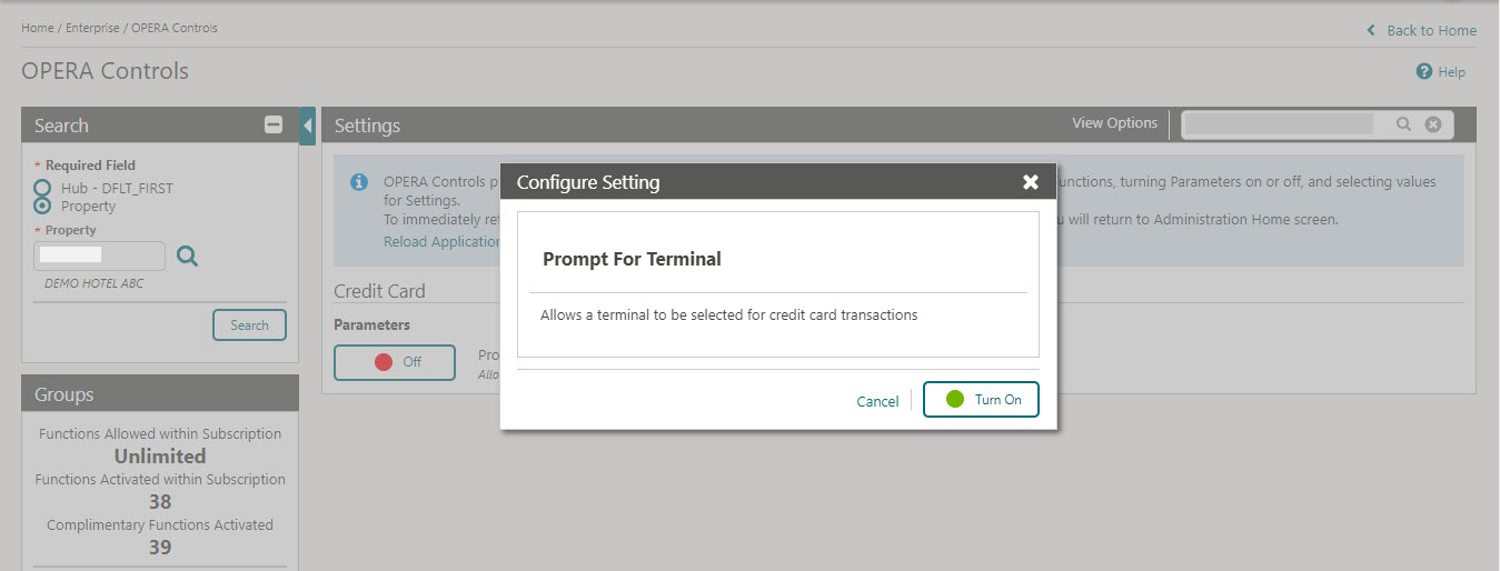 This image shows how to enable prompt for terminal setting