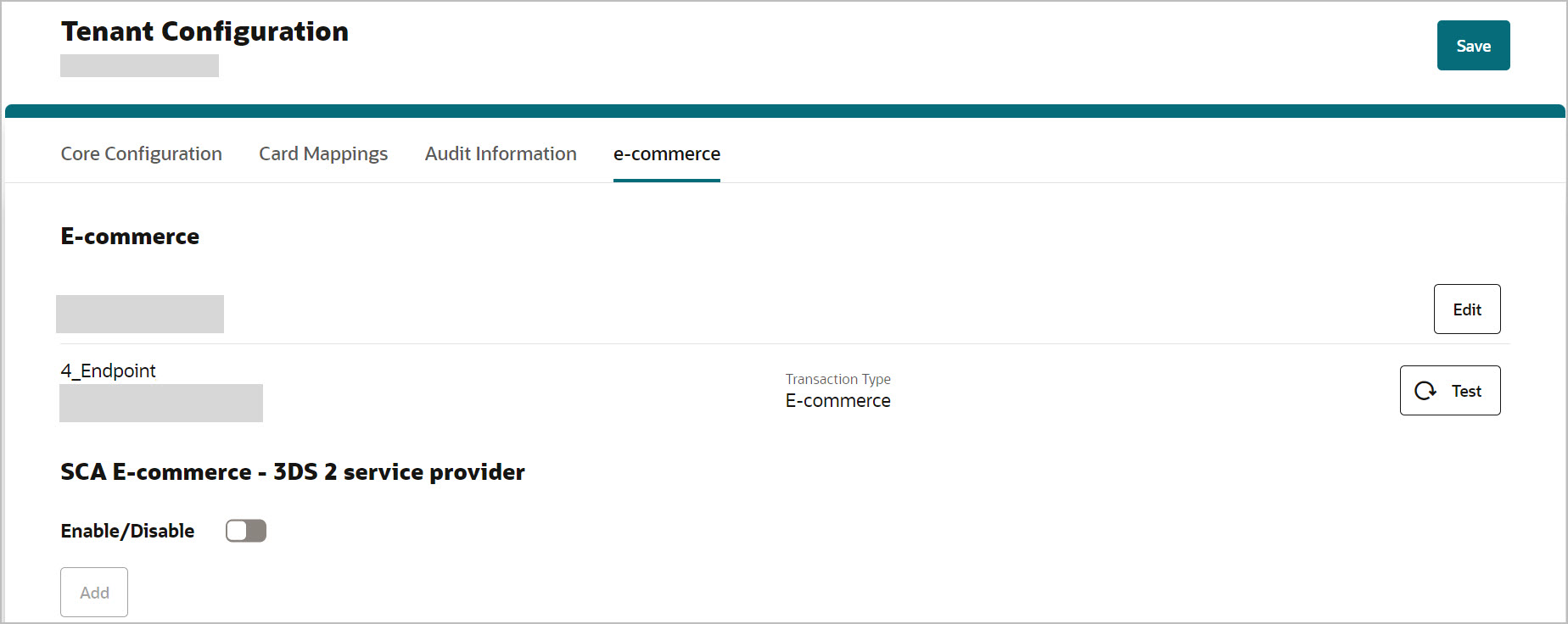 This image shows E-commerce screen appears with mapped endpoints.