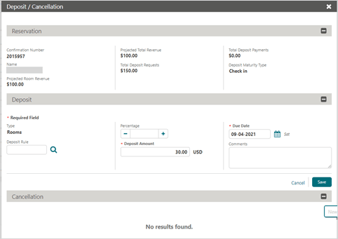 This image shows saving the deposit amount This image shows saving the deposit amount