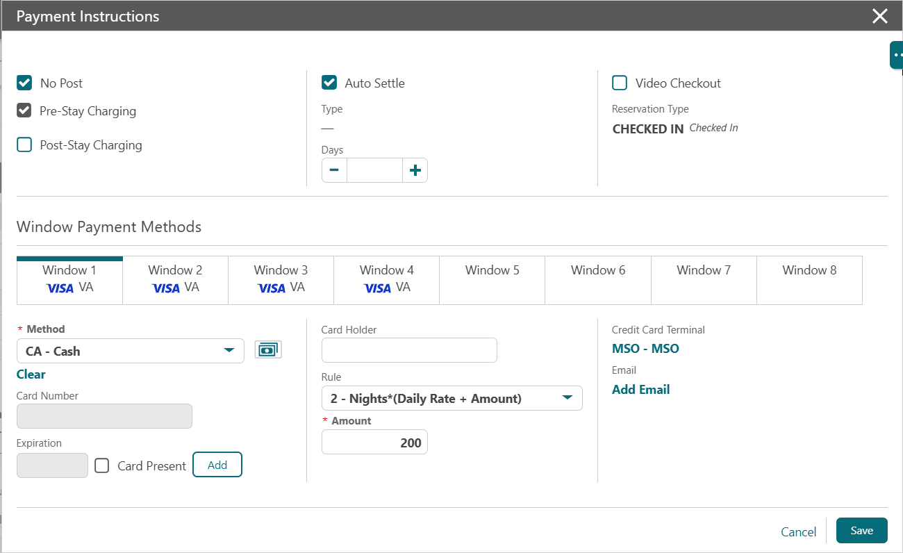 This image appears Payment screen in Edit mode.