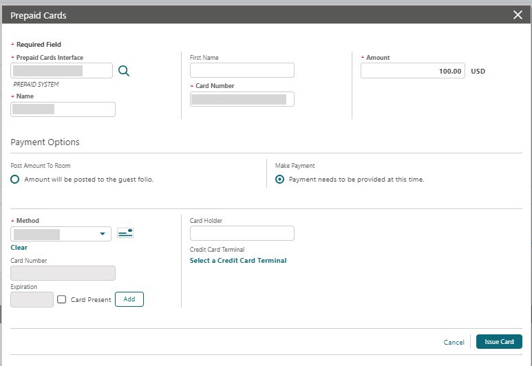 This image shows how to make payment for Prepaid cads