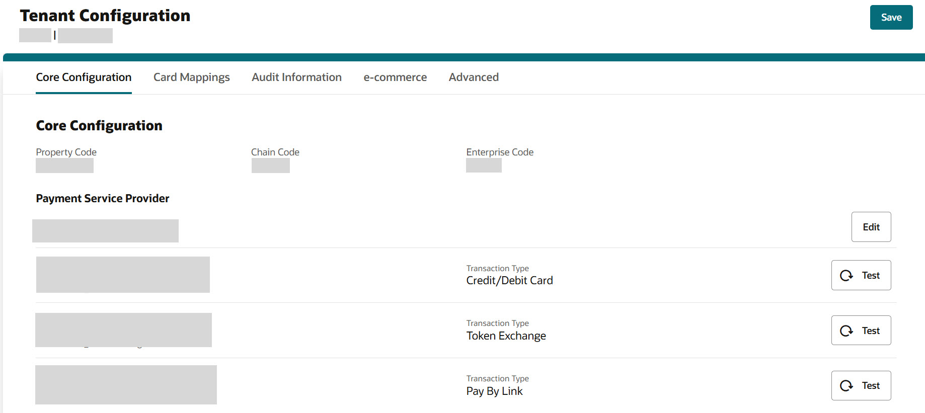 This image shows OPI Cloud Tenant Configuration portal landing screen This image shows OPI Cloud Tenant Configuration portal landing screen