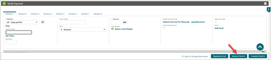 This image shows Advance check in screen This image shows Advance check in screen