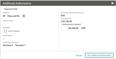 This image shows Additional Authorization screen. This image shows Additional Authorization screen.