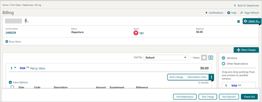 This image shows how to post a new charge This image shows how to post a new charge