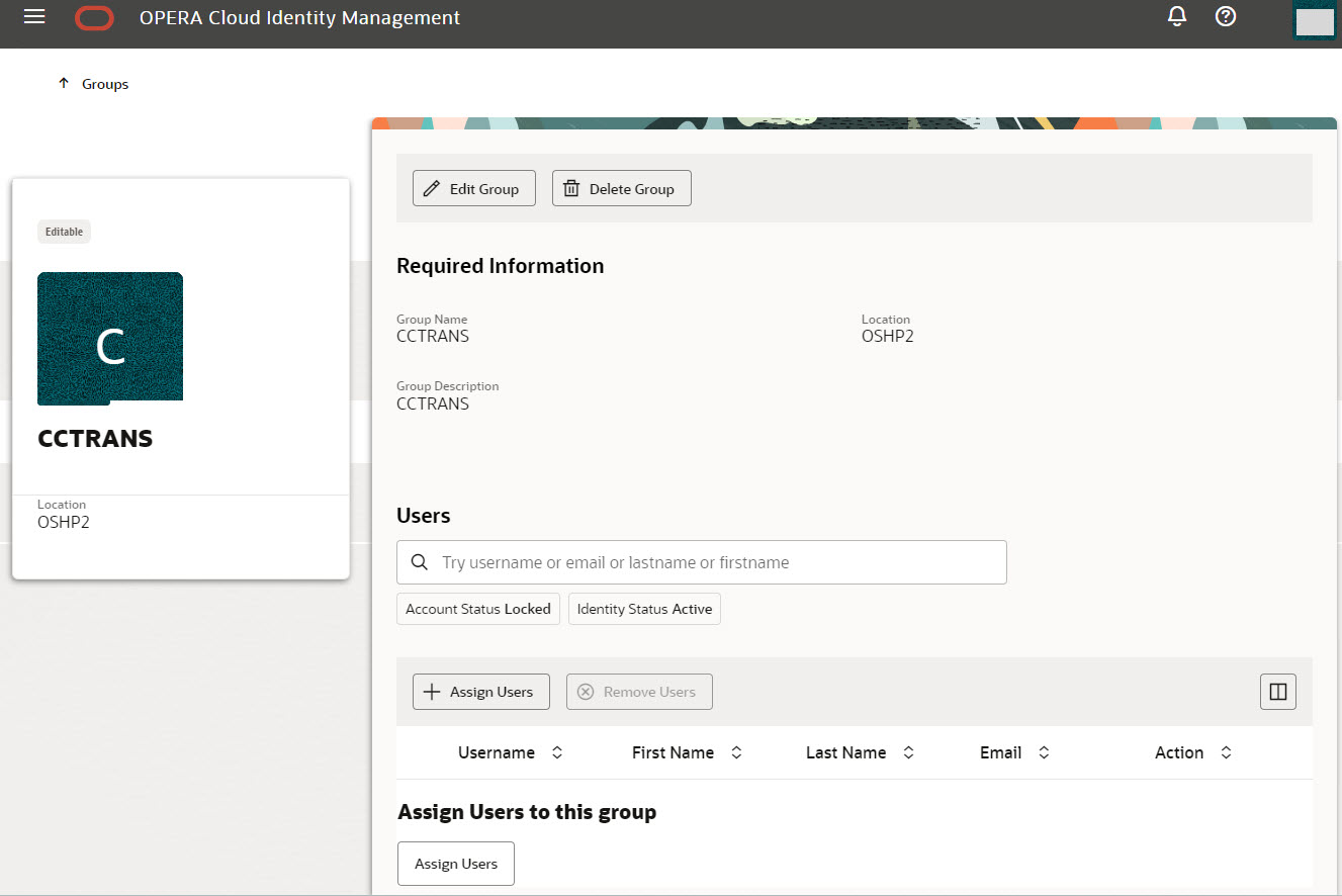 This image shows the group is created successfully This image shows the group is created successfully