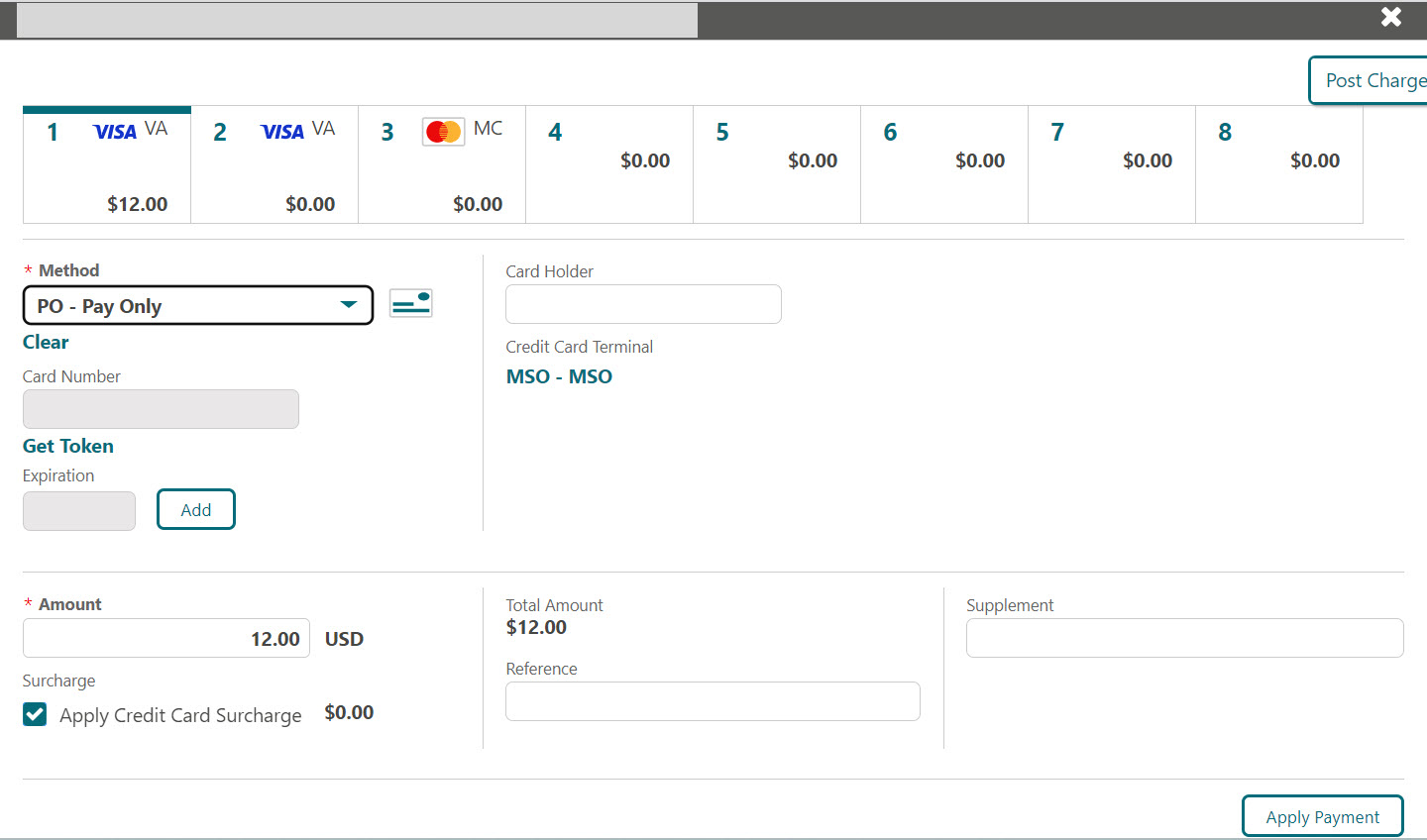 This image shows payonly payment screen This image shows payonly payment screen