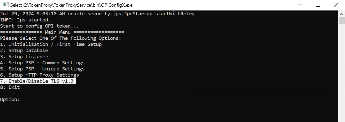 Token Proxy Service Installation on Additional TPS Server