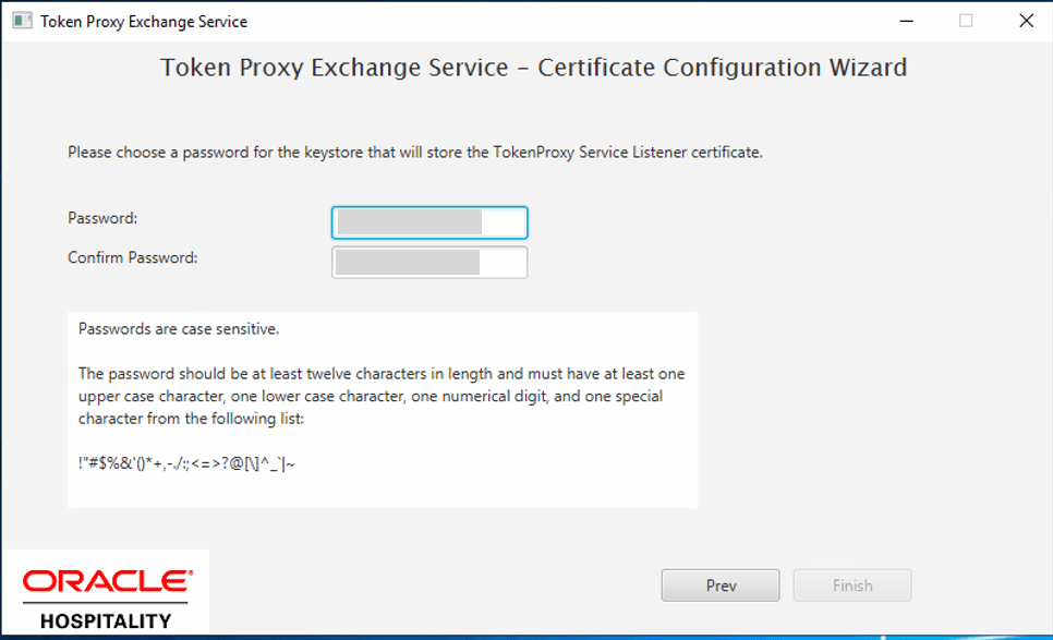 Token Proxy Service Listener Certificate