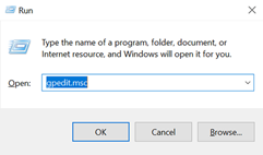 This image shows Run application window. This image shows Run application window.