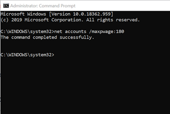 This image shows administrator command prompt This image shows administrator command prompt