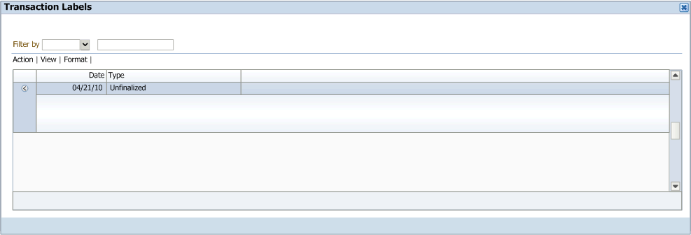 View Claim Transaction