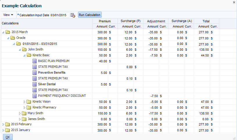 Example Calculation