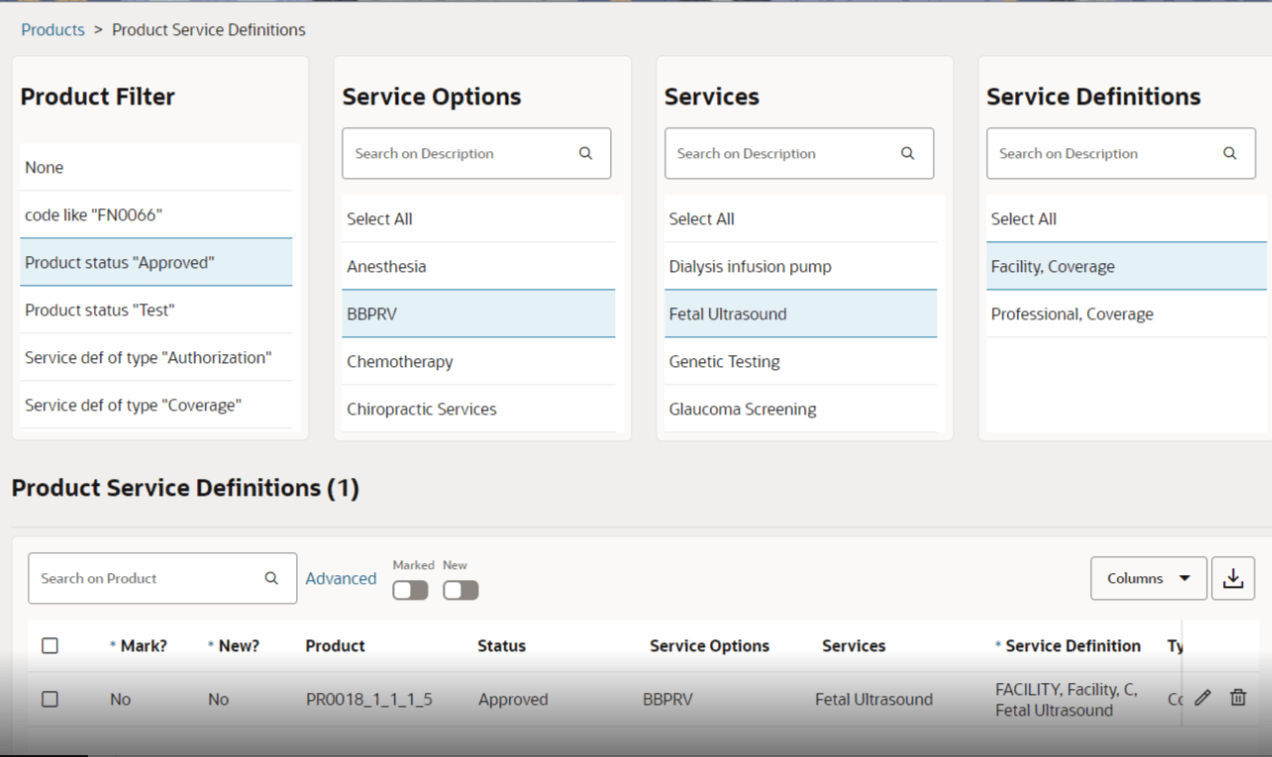 Product Service Definition