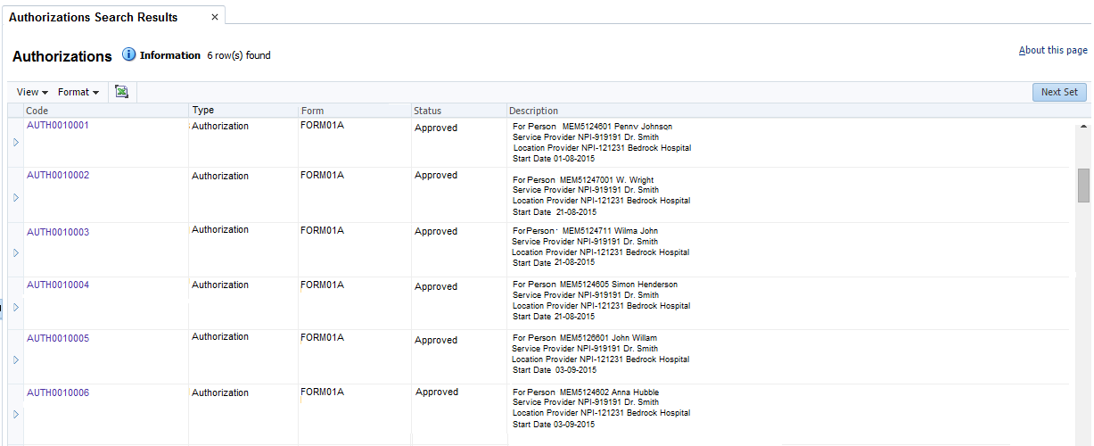 Authorization Search
