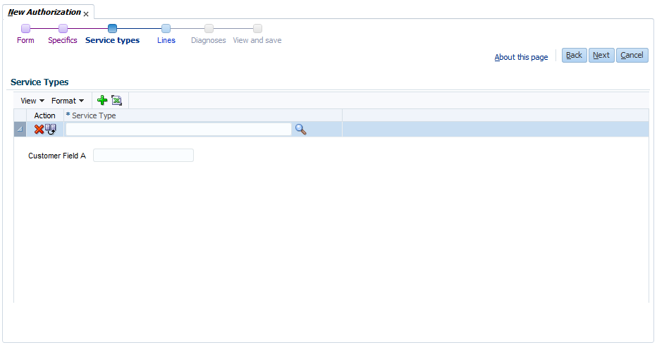 new authorization service types