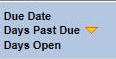 Find Overdue Reports submenu