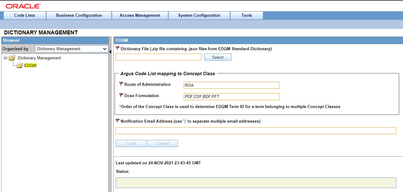 EDQM window