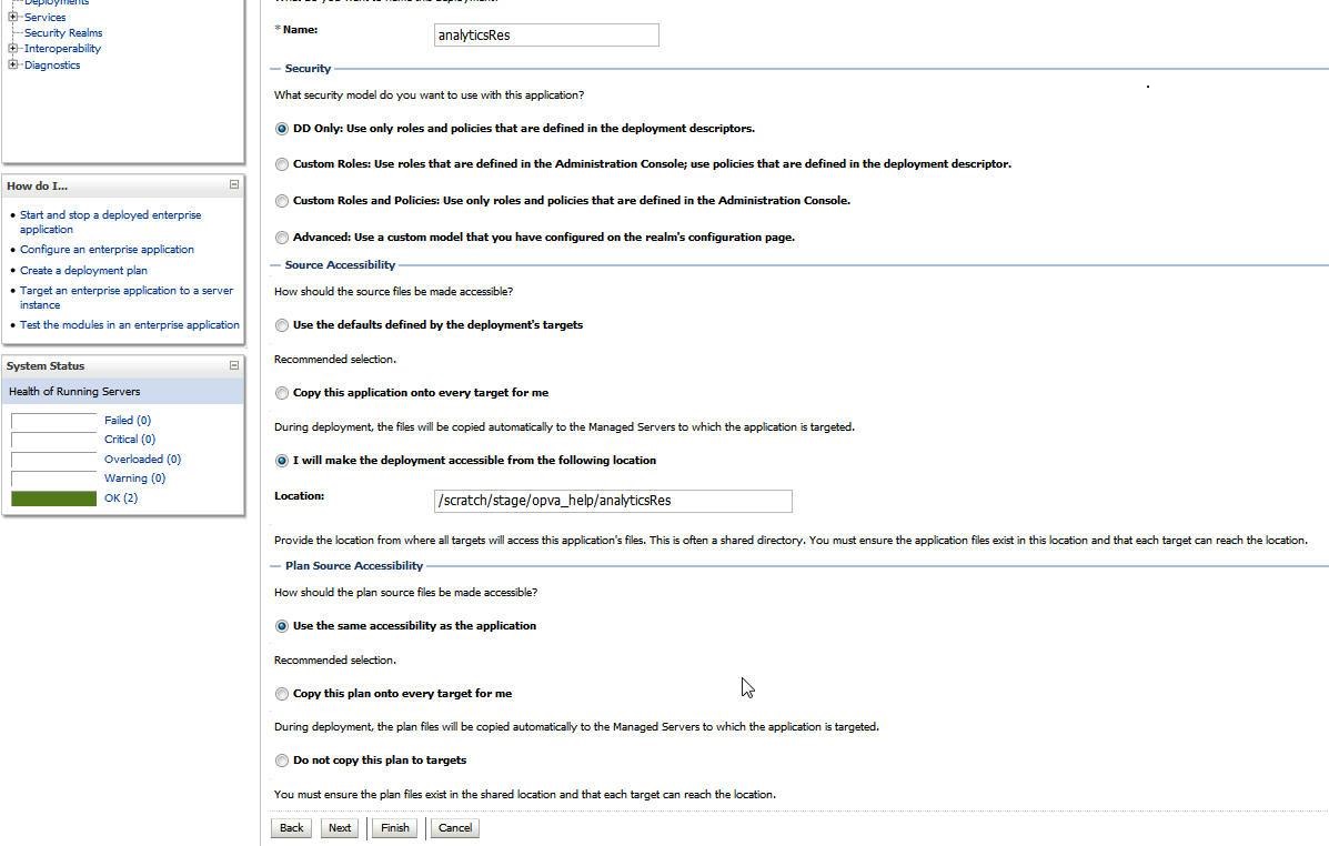Deployments - analyticsRes