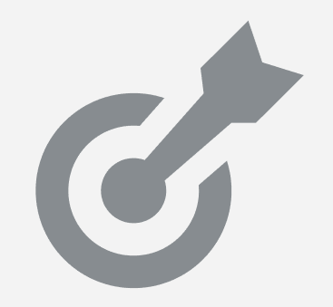 A gray target pierced by an arrow, meaning Targeted SDV.