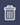 Delete icon trashcan