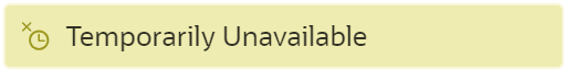 Temporarily Unavailable