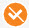 Unverified icon is a crossed off orange check mark