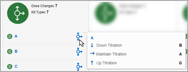 Doses in a kit type titration Doses in a kit type titration
