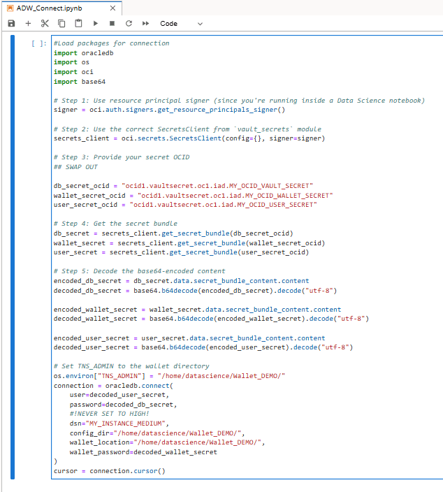 Resource principal authentication