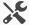 Icon shows a wrench and a screwdriver, crossed.