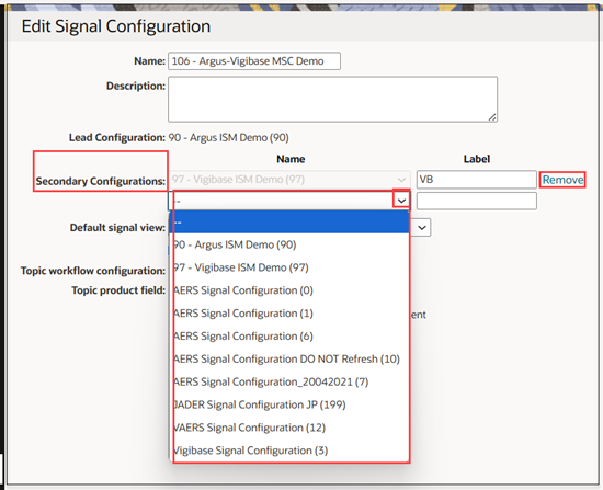 Add a secondary multisource signal configuration