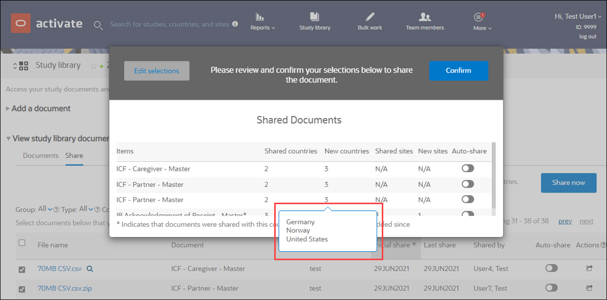 Share modal tool tip