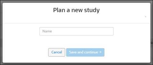 Enter a plan name