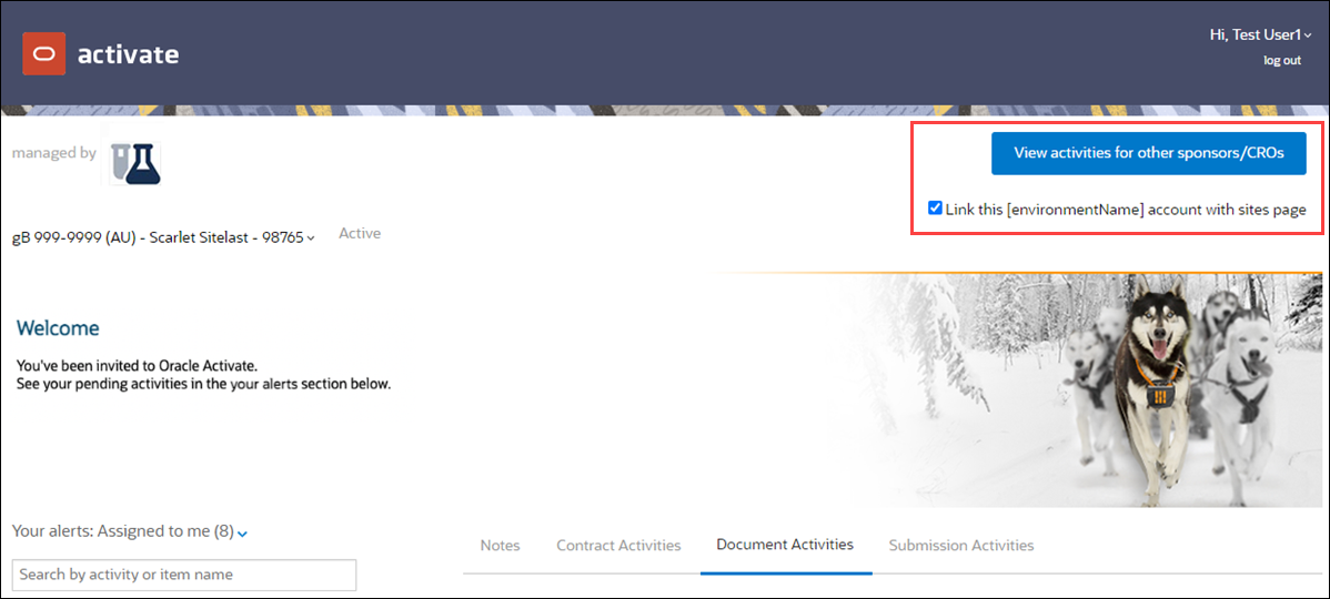 Home page
