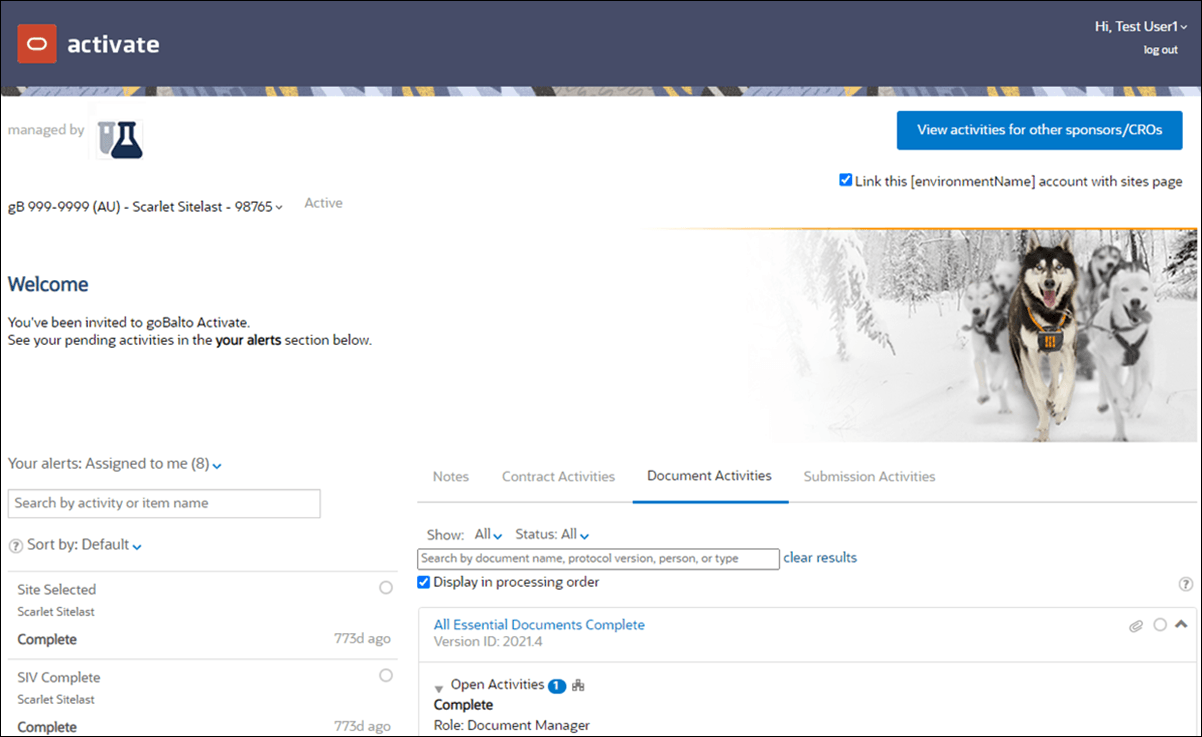 Activate for sites