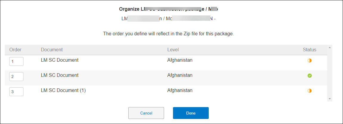 Define package file order