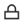 Closed padlock