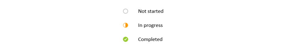 Status indicators
