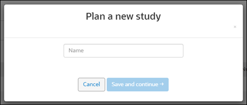 Enter a plan name Enter a plan name