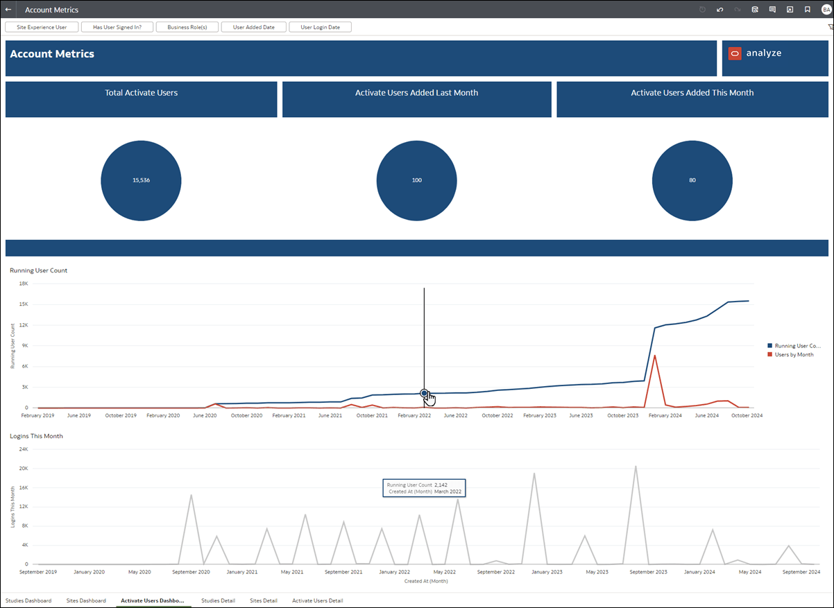 Activate Users worksheet