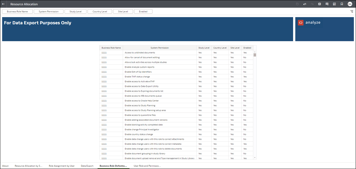 Business Role Definition worksheet Business Role Definition worksheet